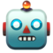 Robot Face emoji on Apple